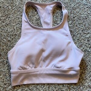 Aerie sports bra soft pink